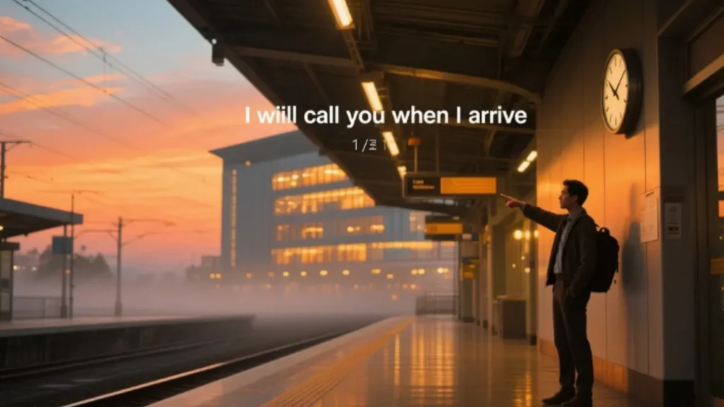Dùng trong mệnh đề thời gian với when, as soon as, until, before, after…: I will call you when I arrive