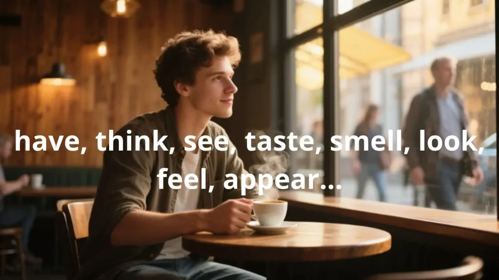 Một số động từ vừa là stative vừa là action: have, think, see, taste, smell, look, feel, appear…