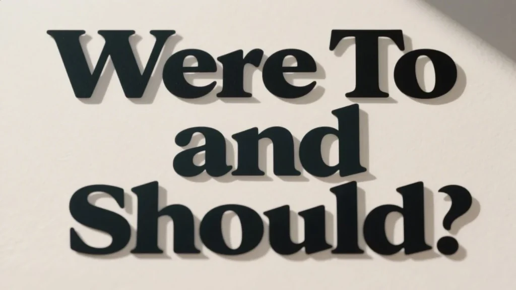 cau-dieu-kien-voi-were-to-va-should