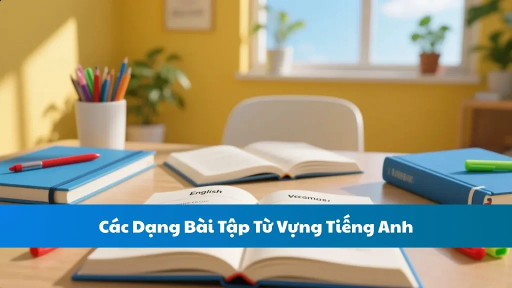 Các Dạng Bài Tập Từ Vựng Tiếng Anh