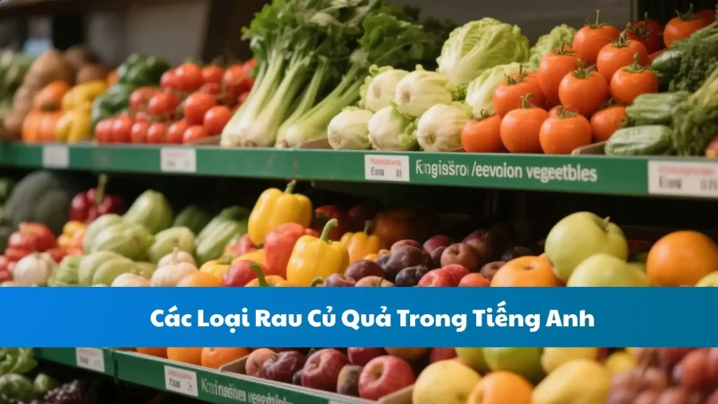 Các Loại Rau Củ Quả Trong Tiếng Anh