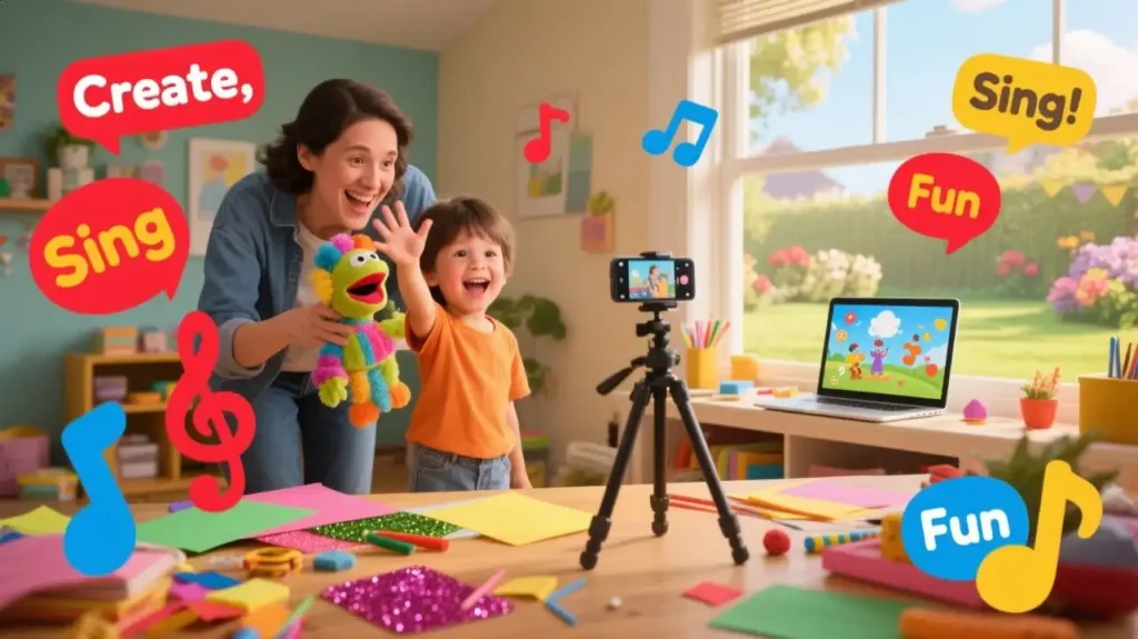 Hướng Dẫn Tạo Video Bài Hát Thiếu Nhi Tự Làm