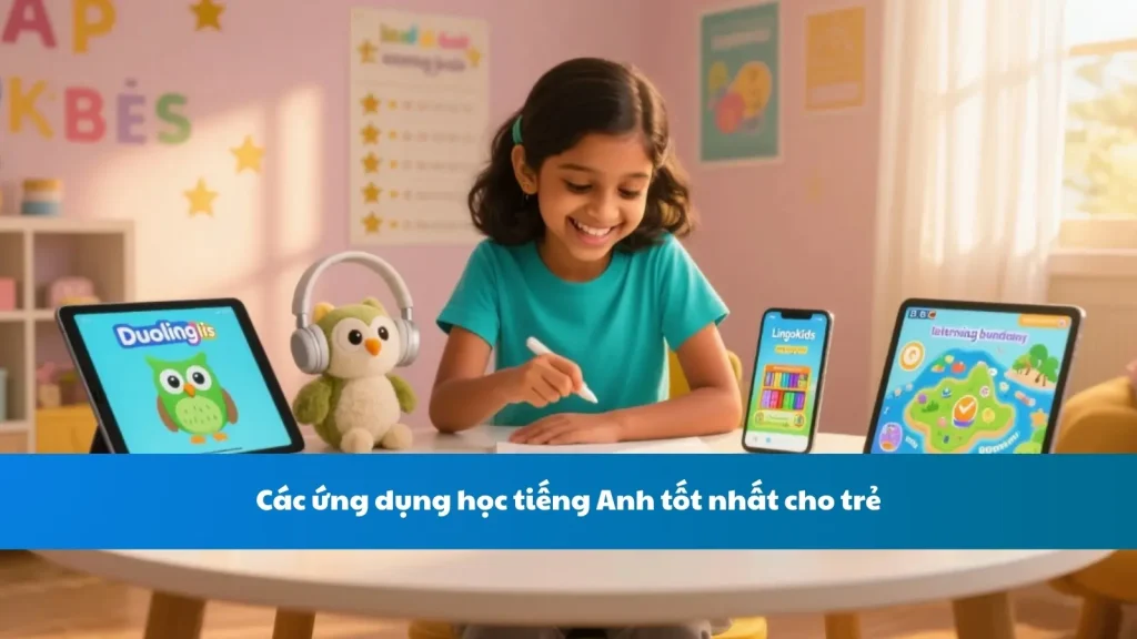 Các ứng dụng học tiếng Anh tốt nhất cho trẻ