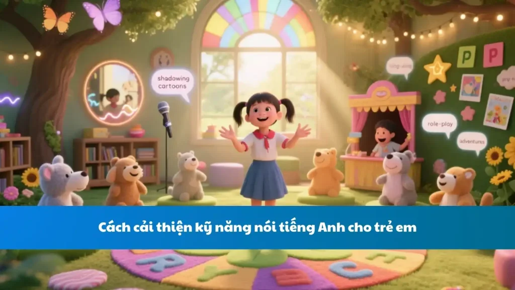 Cách cải thiện kỹ năng nói tiếng Anh cho trẻ em