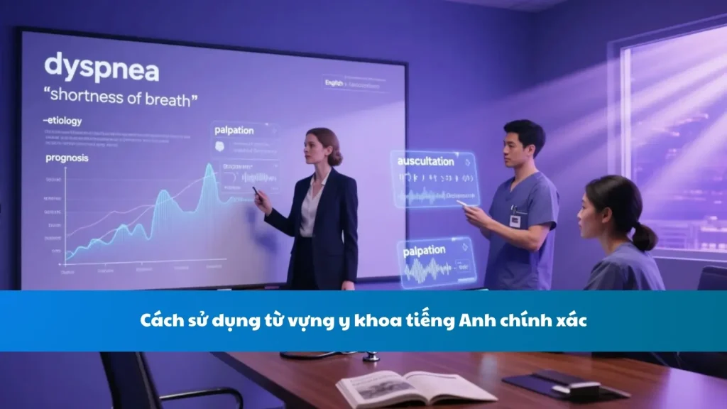 Cách sử dụng từ vựng y khoa tiếng Anh chính xác