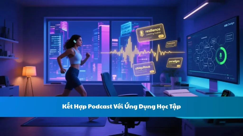 Kết Hợp Podcast Với Ứng Dụng Học Tập