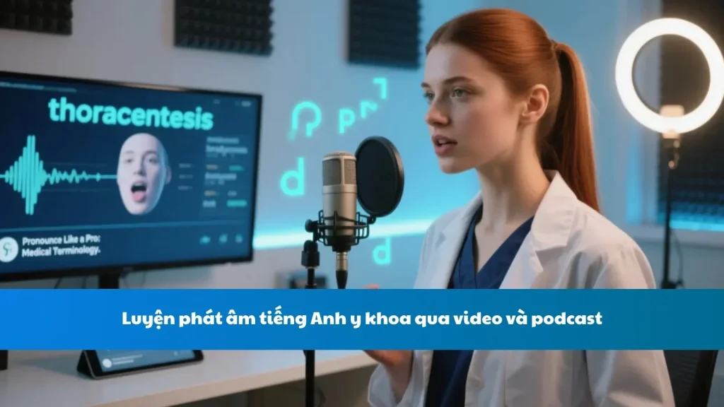 Luyện phát âm tiếng Anh y khoa qua video và podcast