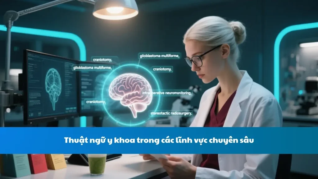 Thuật ngữ y khoa trong các lĩnh vực chuyên sâu