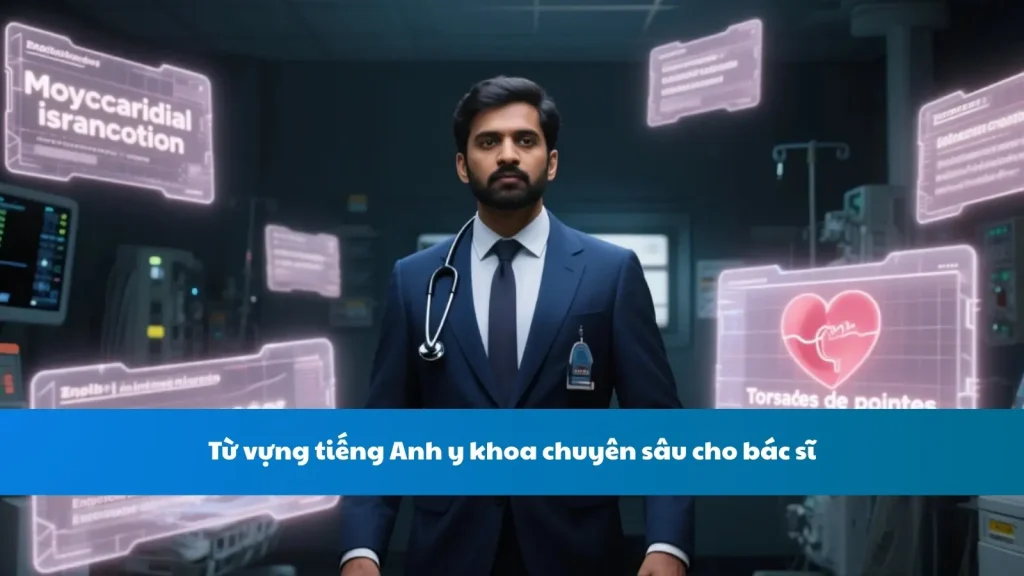 Từ vựng tiếng Anh y khoa chuyên sâu cho bác sĩ