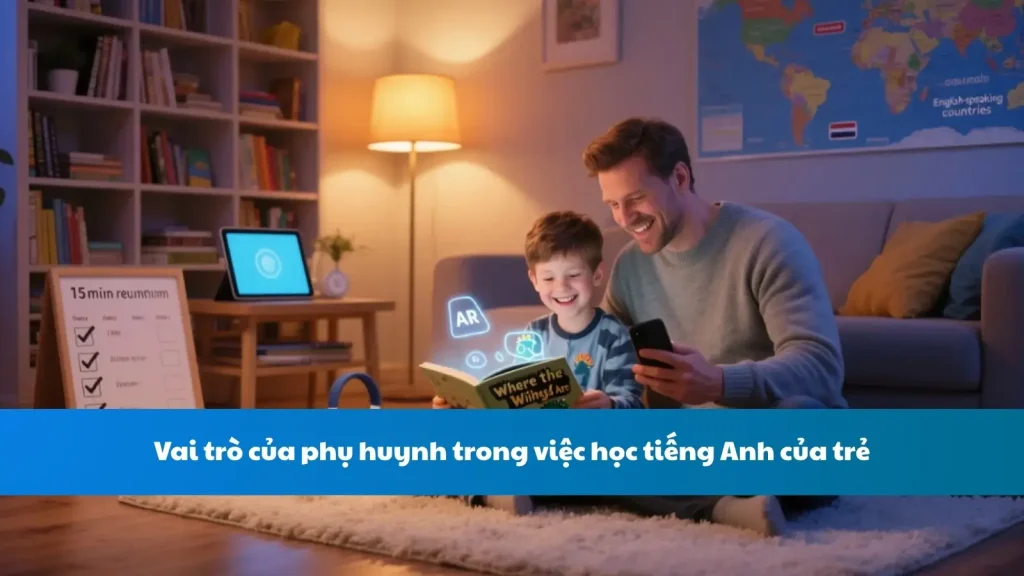 Vai trò của phụ huynh trong việc học tiếng Anh của trẻ