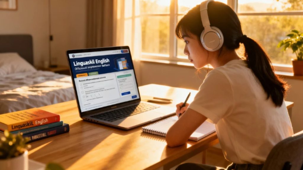 Cách nhập đáp án trên Phần mềm LinguaSkill