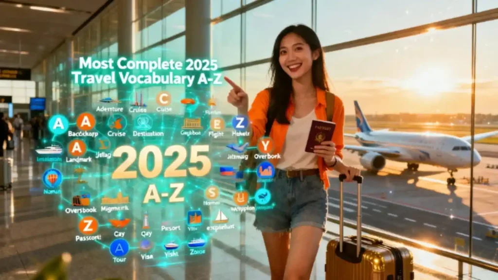 Danh sách Từ vựng Tiếng Anh theo Chủ đề "Du lịch" (A-Z) đầy đủ nhất 2025