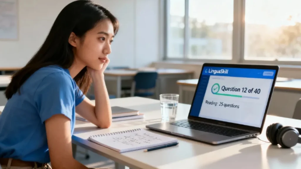 Số lượng câu hỏi trong bài thi LinguaSkill
