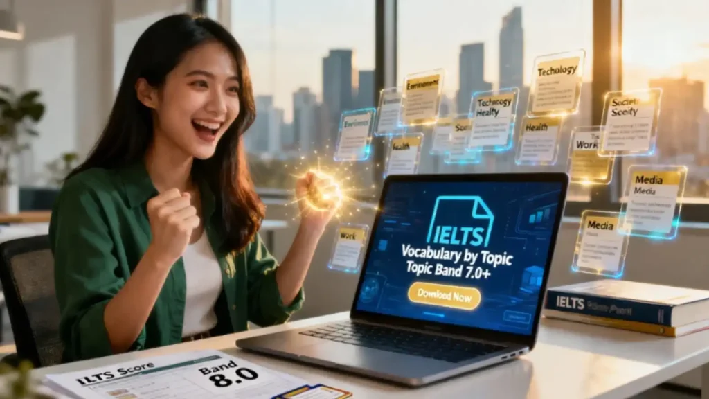 Tải Ngay Bộ Từ Vựng Tiếng Anh Theo Chủ Đề IELTS Band 7.0+