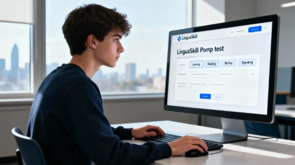 Thi thử LinguaSkill trên phần mềm