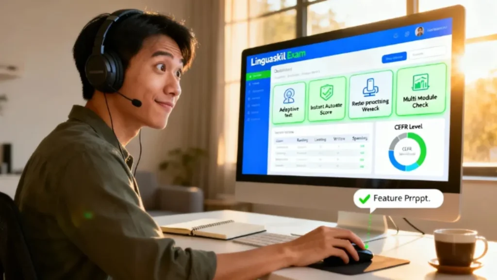 Tính năng đặc biệt của Phần mềm thi LinguaSkill
