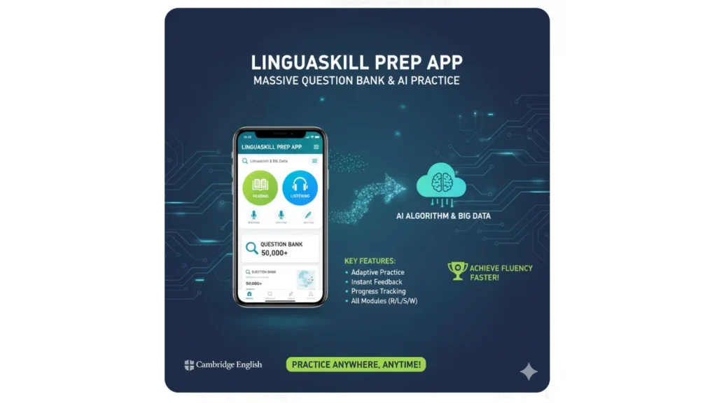 App Luyện Thi LinguaSkill Có Ngân Hàng Đề Lớn