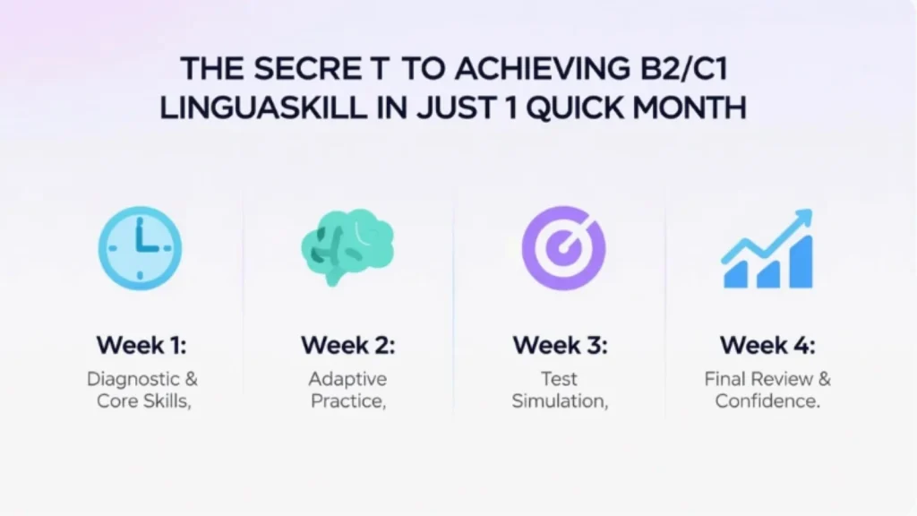 Bí quyết đạt B2/C1 LinguaSkill chỉ trong 1 tháng cấp tốc