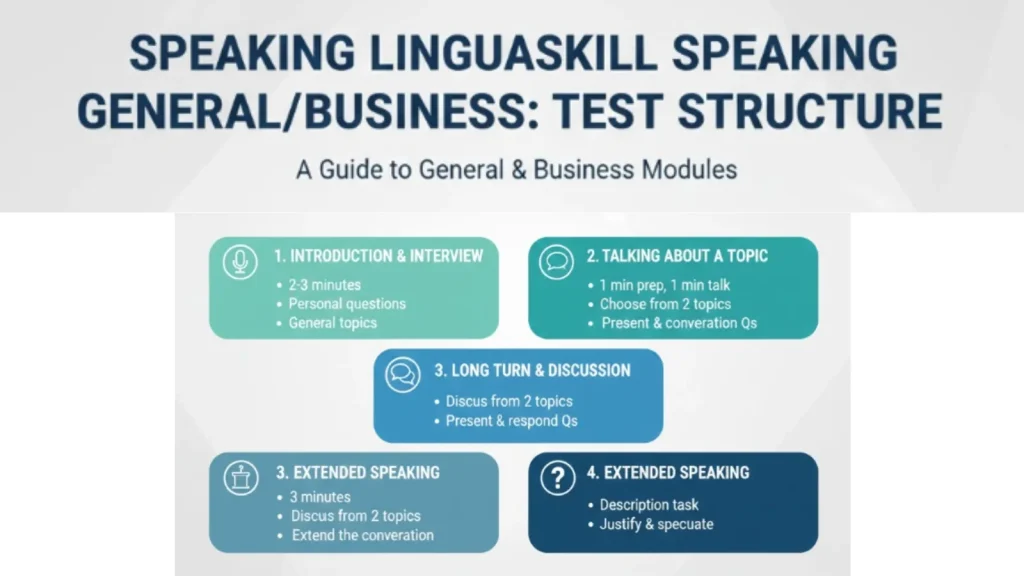 Cấu trúc phần thi Speaking LinguaSkill General/Business