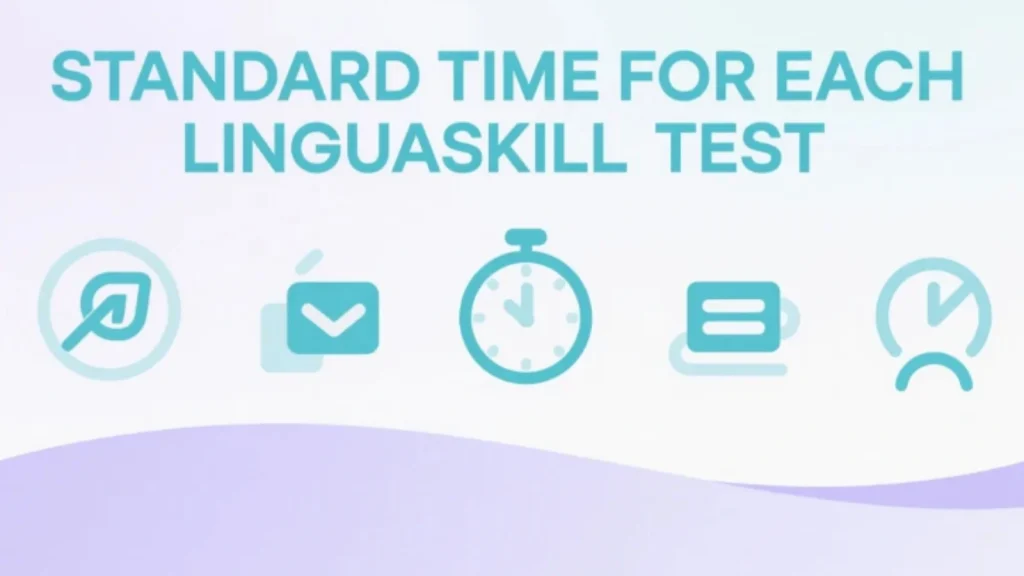 Chuẩn Thời Gian Cho Mỗi Phần Thi LinguaSkill