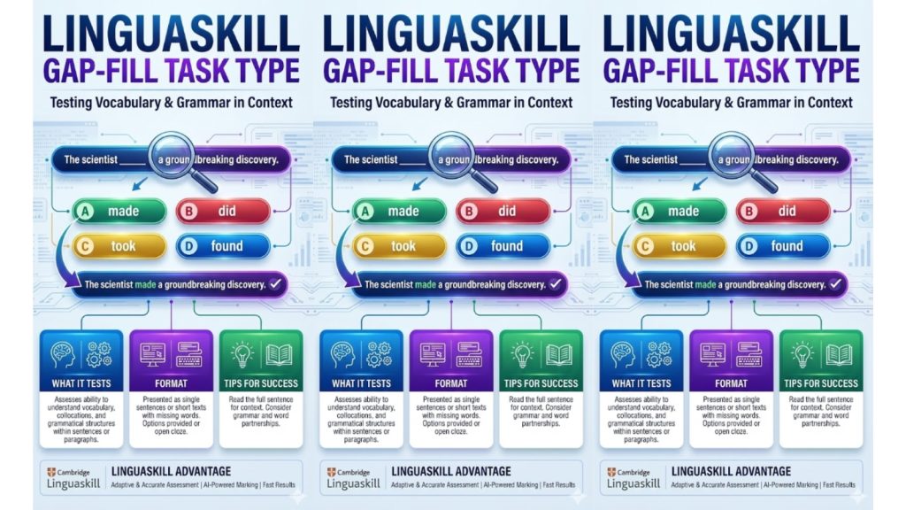 Dạng bài tập Gap-fill (Điền từ vào chỗ trống) LinguaSkill
