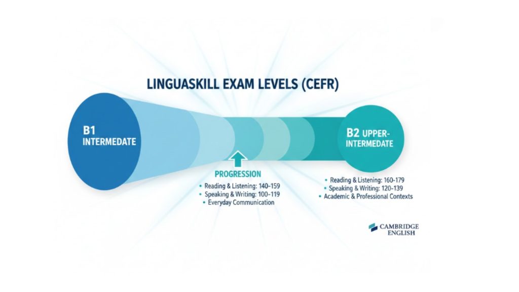 Đề thi LinguaSkill theo cấp độ CEFR (B1, B2)
