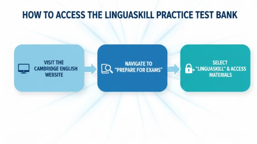 Làm thế nào để truy cập ngân hàng đề thi LinguaSkill