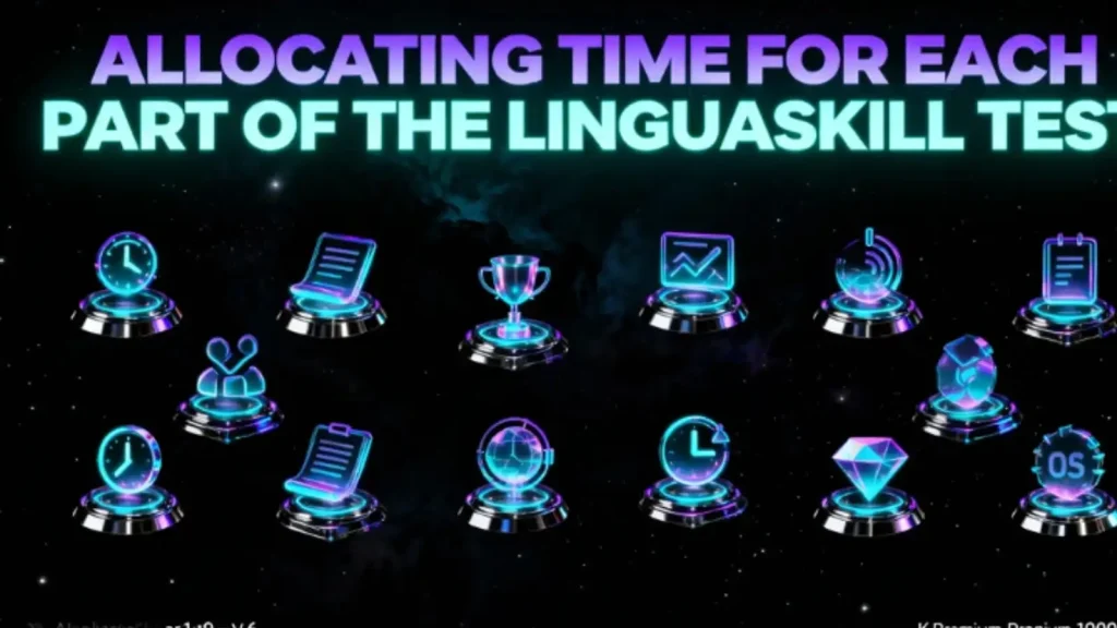 Phân bổ thời gian từng phần thi LinguaSkill