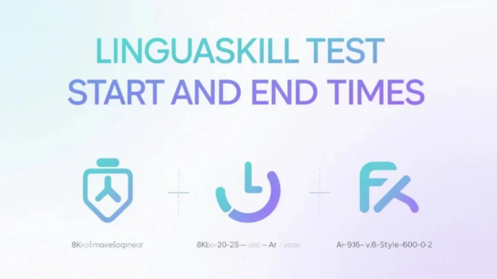 Thời gian bắt đầu và kết thúc bài thi LinguaSkill