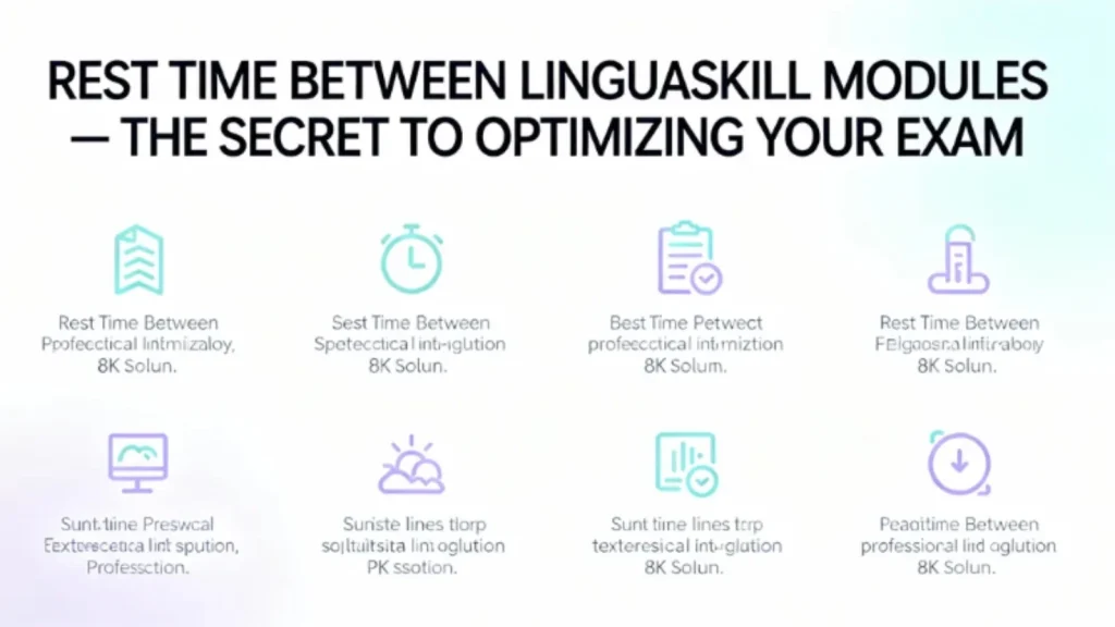 Thời Gian Nghỉ Giữa Các Modules LinguaSkill – Bí Quyết Tối Ưu Hóa Buổi Thi