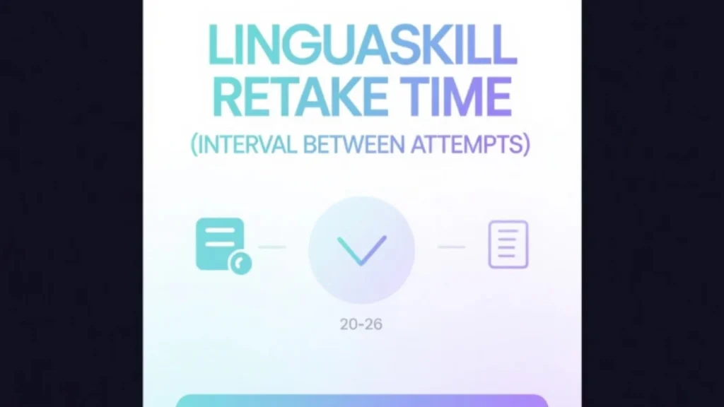 Thời gian thi lại Linguaskill (Khoảng cách giữa các lần)