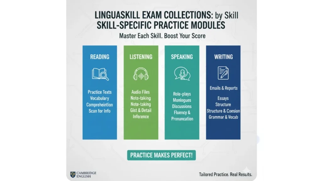 Tuyển tập đề thi LinguaSkill theo từng kỹ năng