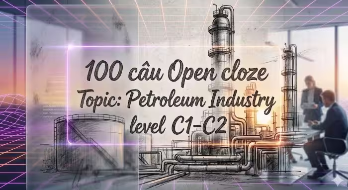 100 câu Open cloze Topic: Petroleum Industry level C1-C2