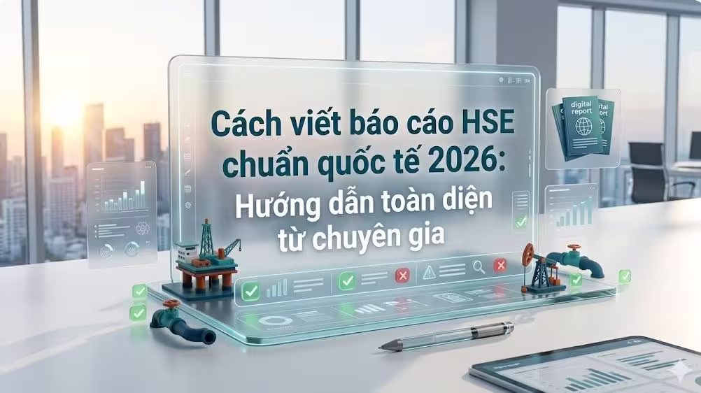 Cách viết báo cáo HSE chuẩn quốc tế 2026: Hướng dẫn toàn diện từ chuyên gia
