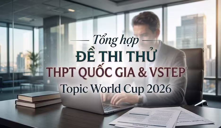 Tổng hợp ĐỀ THI THỬ THPT QUỐC GIA & VSTEP Topic World Cup 2026