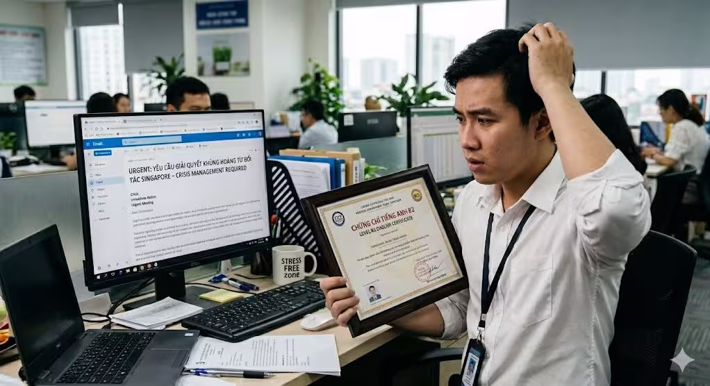 Nghịch lý bằng b2 danh nghĩa và năng lực b1 thực năng